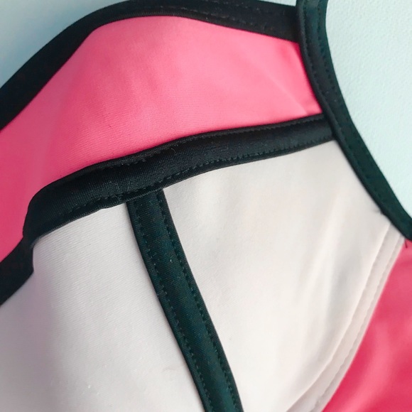 Pink Colorblock Bikini Set - Picture 3 of 5